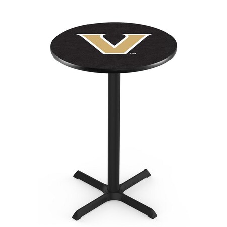 Holland Bar Stool Co 42" Blk Wrinkle Vanderbilt Pub Table L211B4228Vander